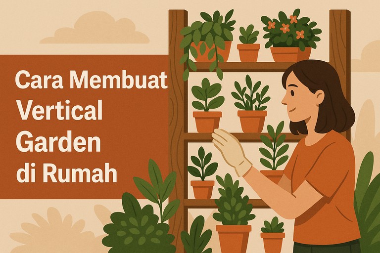 Cara Membuat Vertical Garden di Rumah