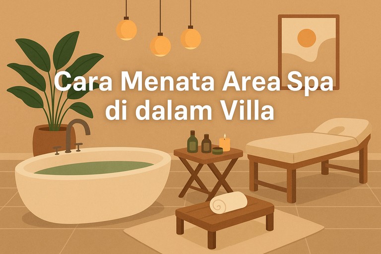 Cara Menata Area Spa di dalam Villa