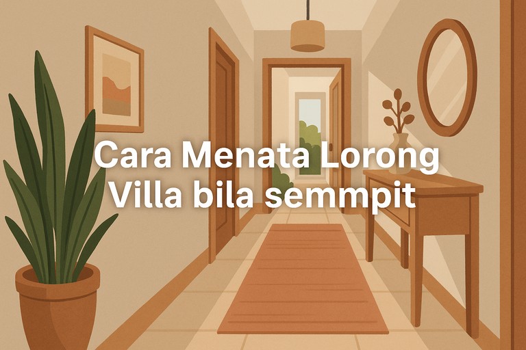 Cara Menata Lorong Villa Bila Sempit