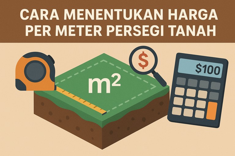 Cara Menentukan Harga Per Meter Persegi Tanah