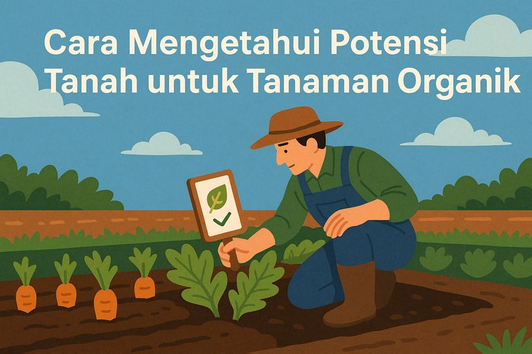 Cara Mengetahui Potensi Tanah untuk Tanaman Organik