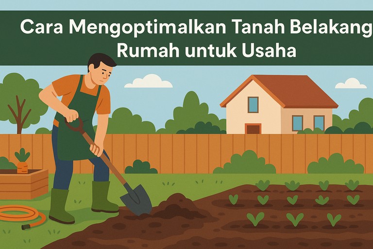 Cara Mengoptimalkan Tanah Belakang Rumah untuk Usaha