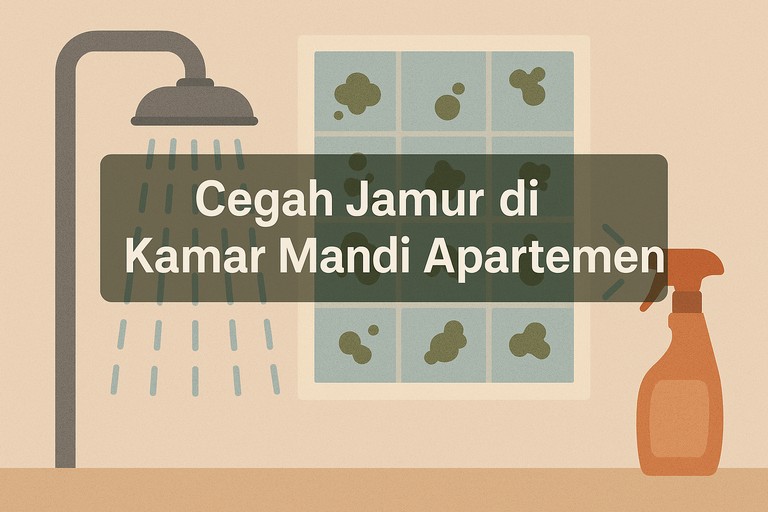 Cegah Jamur di Kamar Mandi Apartemen