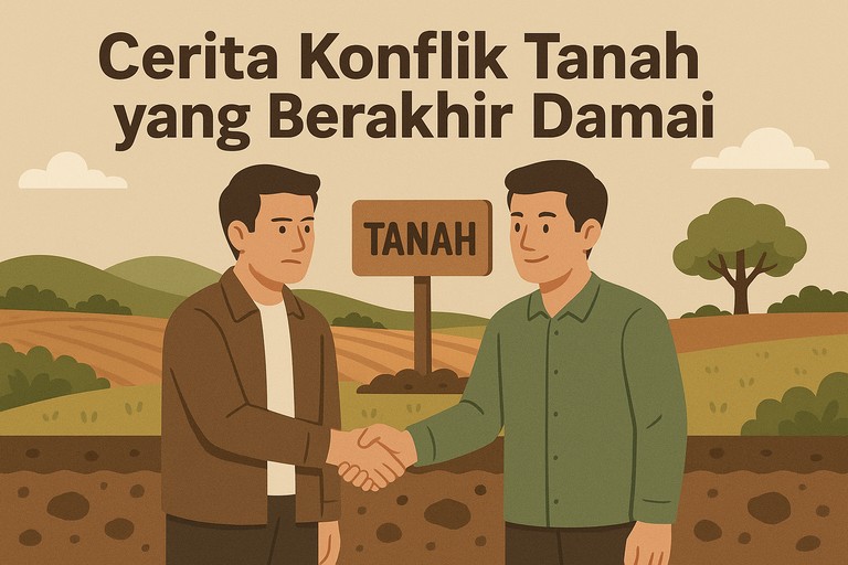Cerita Konflik Tanah yang Berakhir Damai