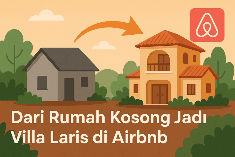 Dari Rumah Kosong Jadi Villa Laris di Airbnb
