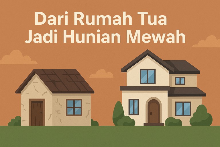 Dari Rumah Tua Jadi Hunian Mewah