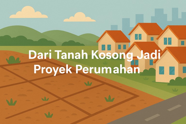 Dari Tanah Kosong Jadi Proyek Perumahan