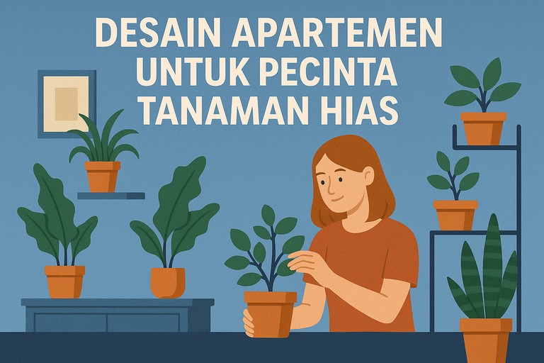Desain Apartemen untuk Pecinta Tanaman Hias