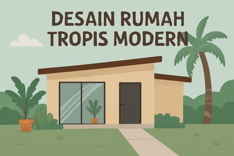 Desain Rumah Tropis Modern
