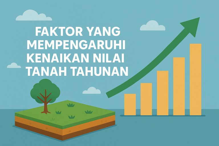 Faktor yang Mempengaruhi Kenaikan Nilai Tanah Tahunan