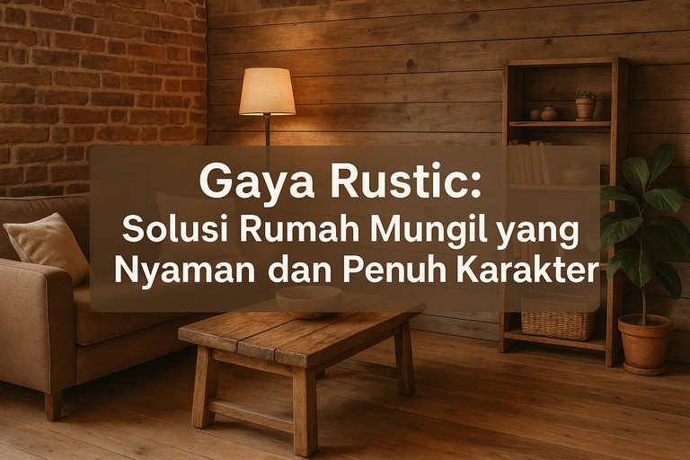 Gaya Rustic: Solusi Rumah Mungil yang Nyaman dan Penuh Karakter