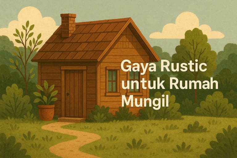 Gaya Rustic untuk Rumah Mungil