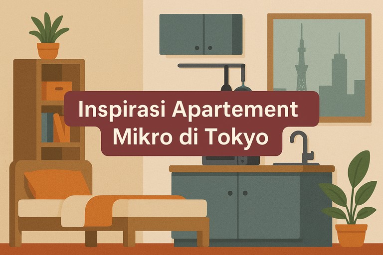 Inspirasi Apartemen Mikro di Tokyo