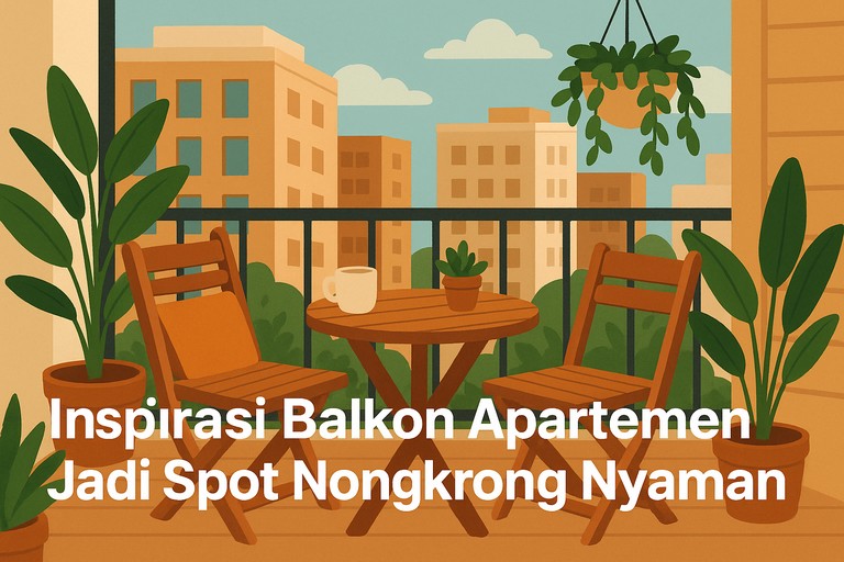 Inspirasi Balkon Apartemen Jadi Spot Nongkrong Nyaman