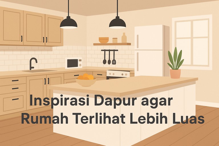 Inspirasi Dapur agar Rumah Terlihat Lebih Luas