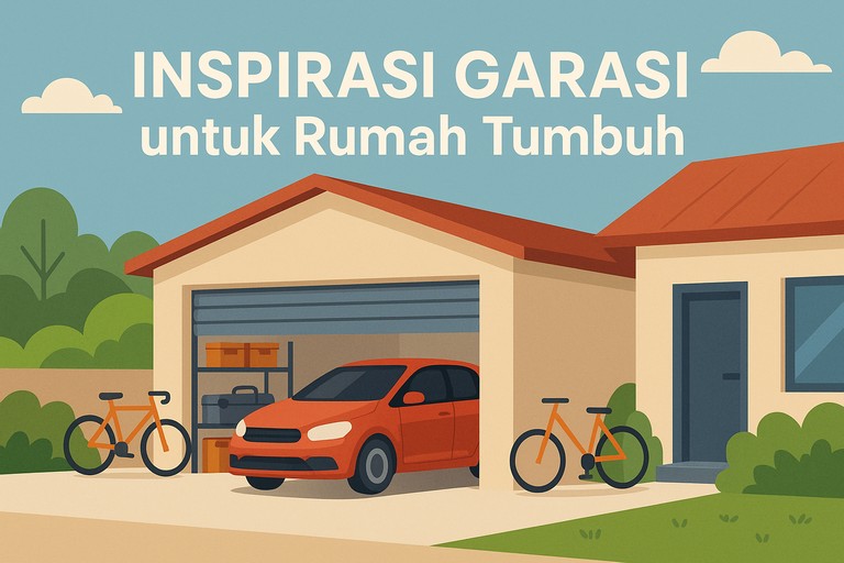 Inspirasi Garasi untuk Rumah Tumbuh