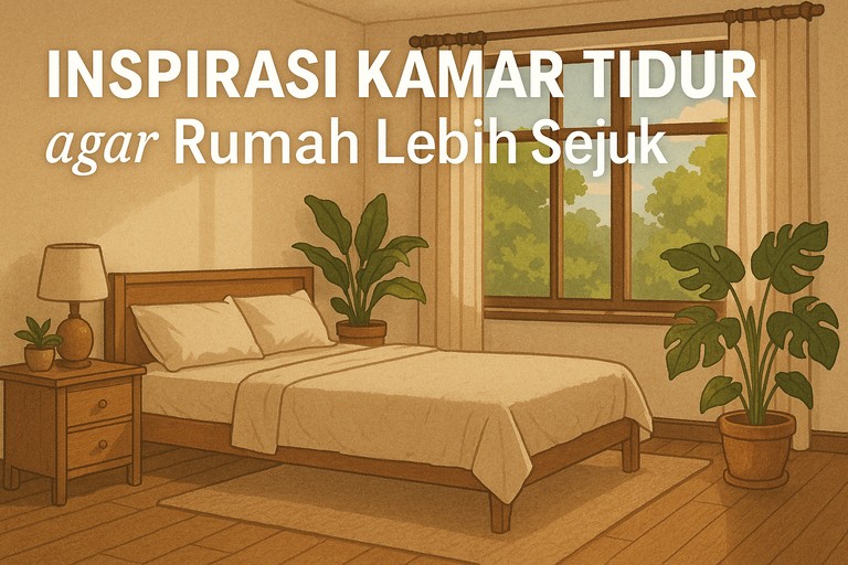 Inspirasi Kamar Tidur agar Rumah Lebih Sejuk
