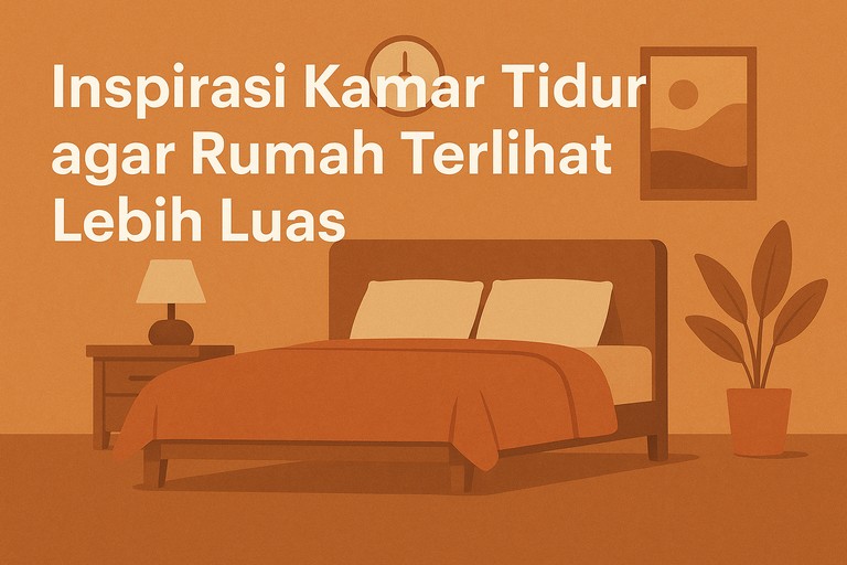 Inspirasi Kamar Tidur agar Rumah Terlihat Lebih Luas