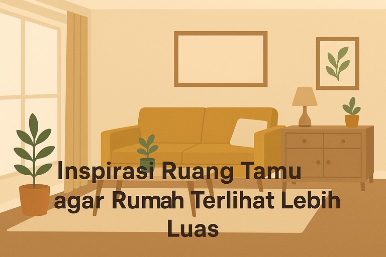 Inspirasi Ruang Tamu agar Rumah Terlihat Lebih Luas