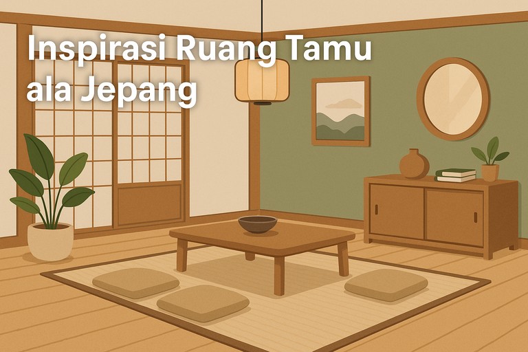 Inspirasi Ruang Tamu ala Jepang