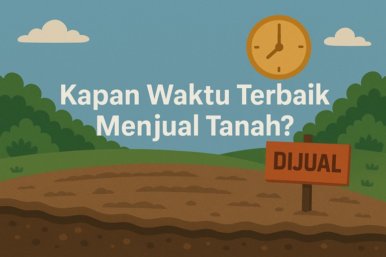 Kapan Waktu Terbaik Menjual Tanah?