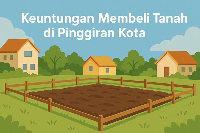 Keuntungan Membeli Tanah di Pinggiran Kota