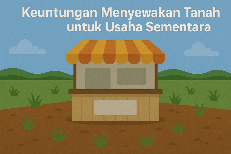Keuntungan Menyewakan Tanah untuk Usaha Sementara
