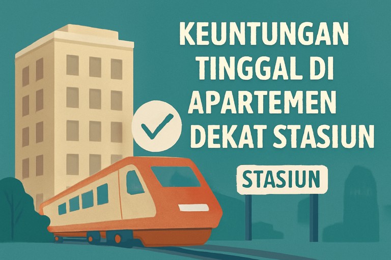 Keuntungan Tinggal di Apartemen Dekat Stasiun