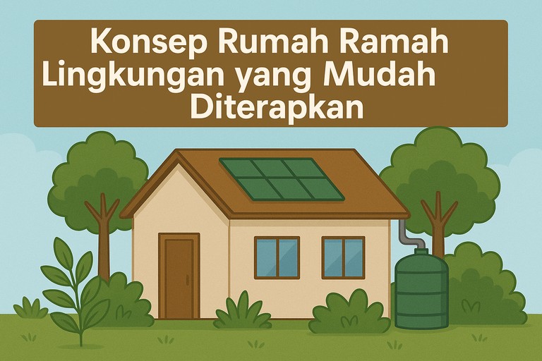 Konsep Rumah Ramah Lingkungan yang Mudah Diterapkan
