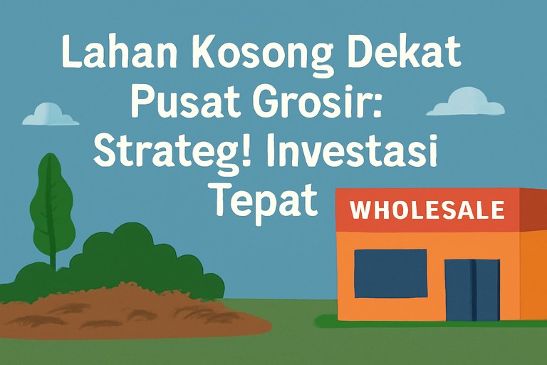 Lahan Kosong Dekat Pusat Grosir: Strategi Investasi Tepat