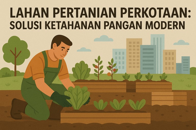Lahan Pertanian Perkotaan: Solusi Ketahanan Pangan Modern