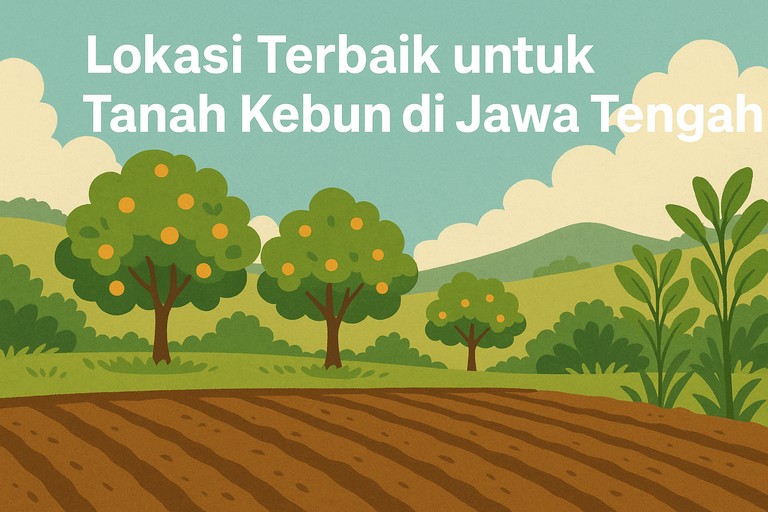 Lokasi Terbaik untuk Tanah Kebun di Jawa Tengah
