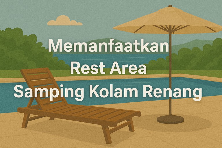 Memanfaatkan Rest Area Samping Kolam Renang