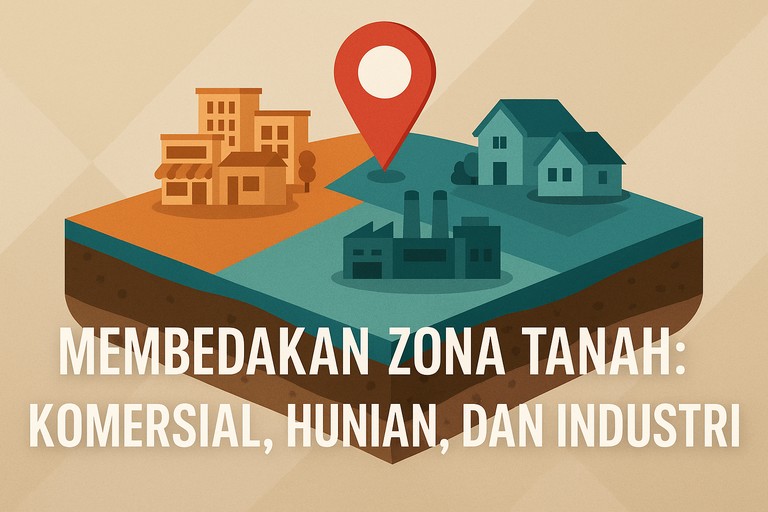 Membedakan Zona Tanah: Komersial, Hunian, dan Industri