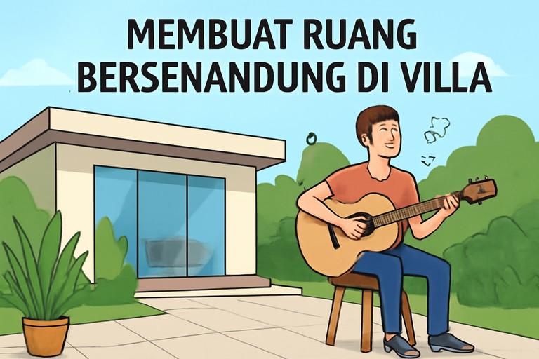 Membuat Ruang Bersenandung di Villa