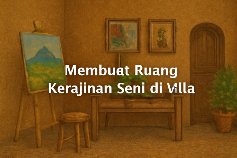 Membuat Ruang Kerajinan Seni di Villa