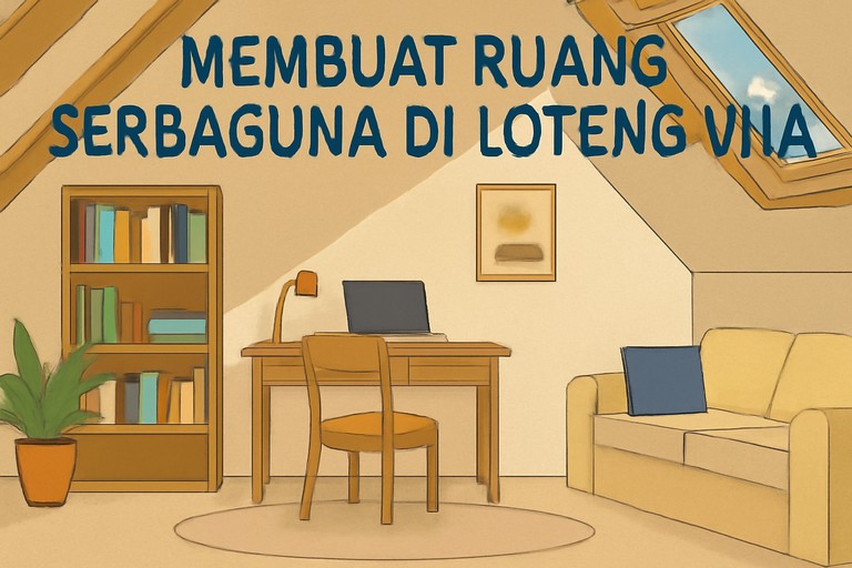 Membuat Ruang Serbaguna di Loteng Villa