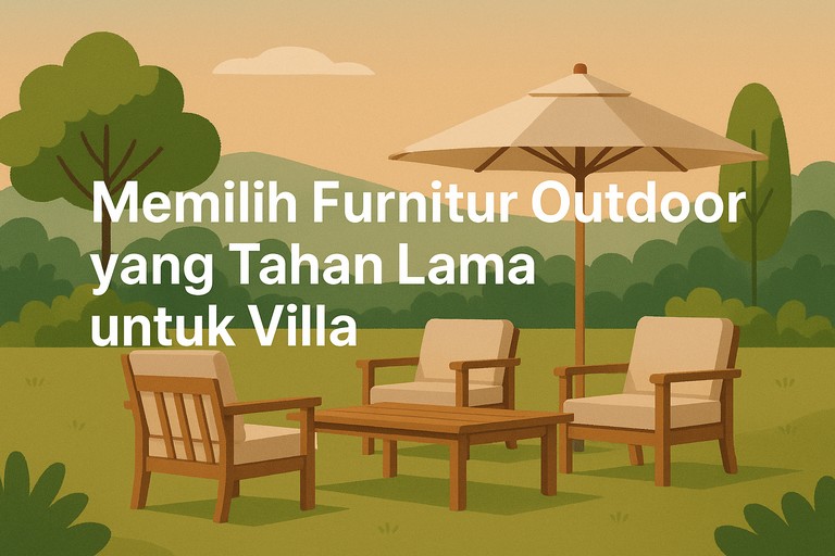 Memilih Furnitur Outdoor yang Tahan Lama untuk Villa