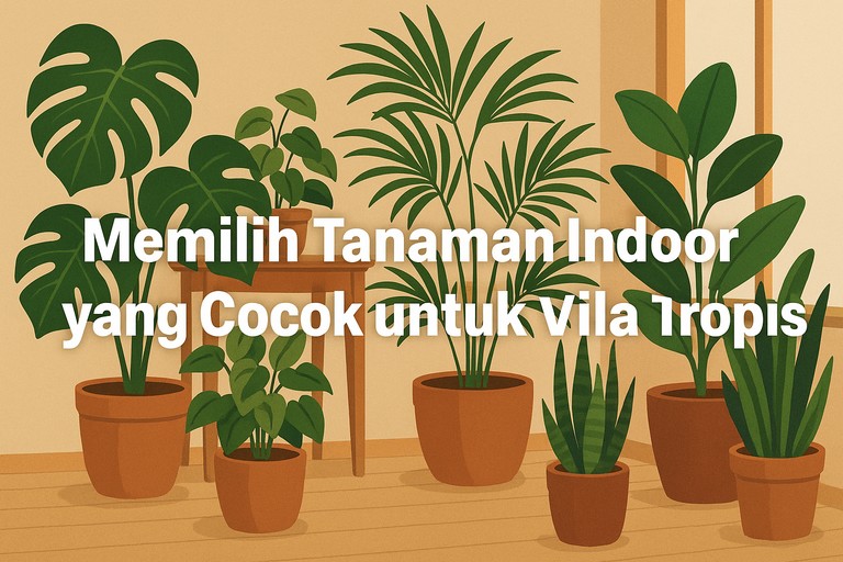 Memilih Tanaman Indoor yang Cocok untuk Villa Tropis