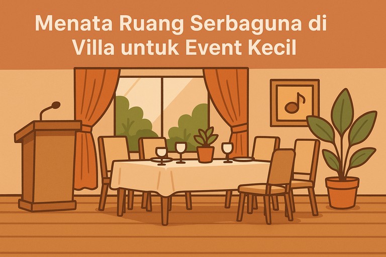 Menata Ruang Serbaguna di Villa untuk Event Kecil