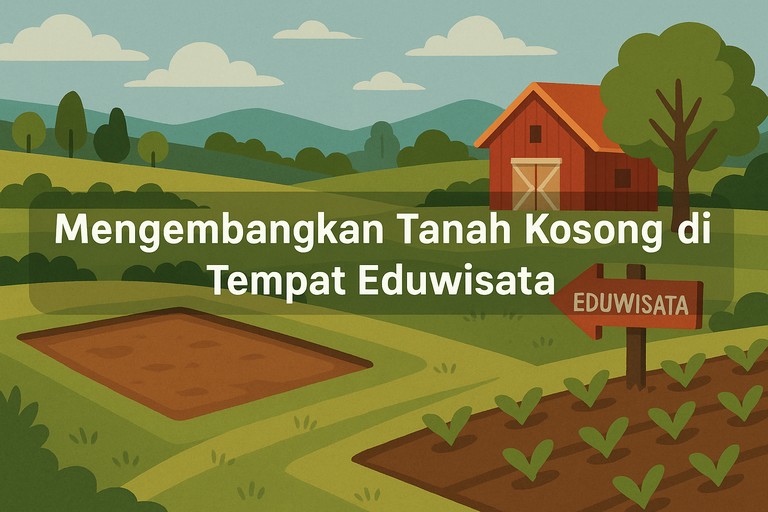 Mengembangkan Tanah Kosong Jadi Tempat Eduwisata