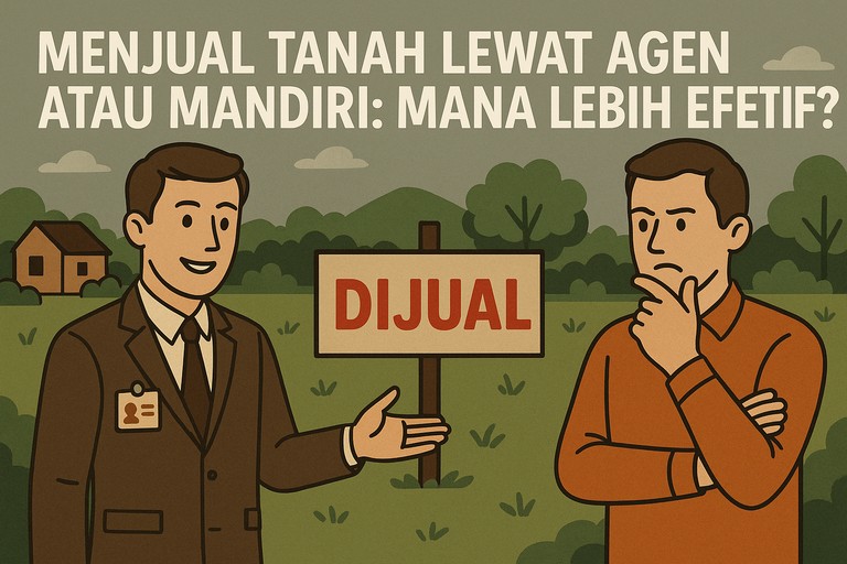 Menjual Tanah Lewat Agen atau Mandiri: Mana Lebih Efektif?