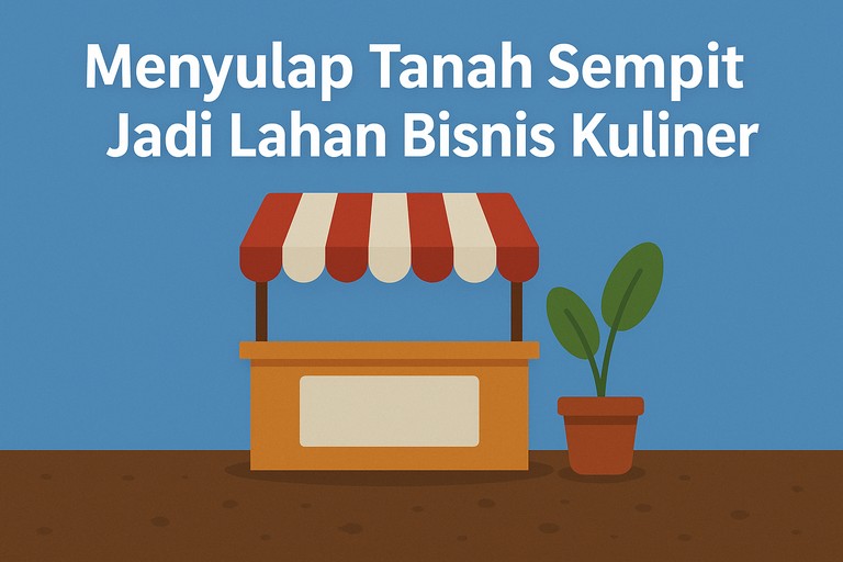 Menyulap Tanah Sempit Jadi Lahan Bisnis Kuliner