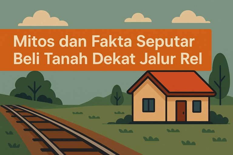 Mitos dan Fakta Seputar Beli Tanah Dekat Jalur Rel