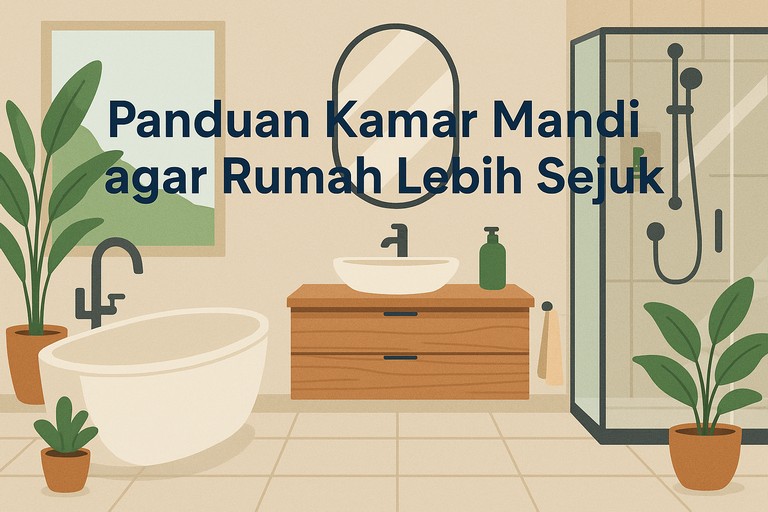 Panduan Kamar Mandi agar Rumah Lebih Sejuk
