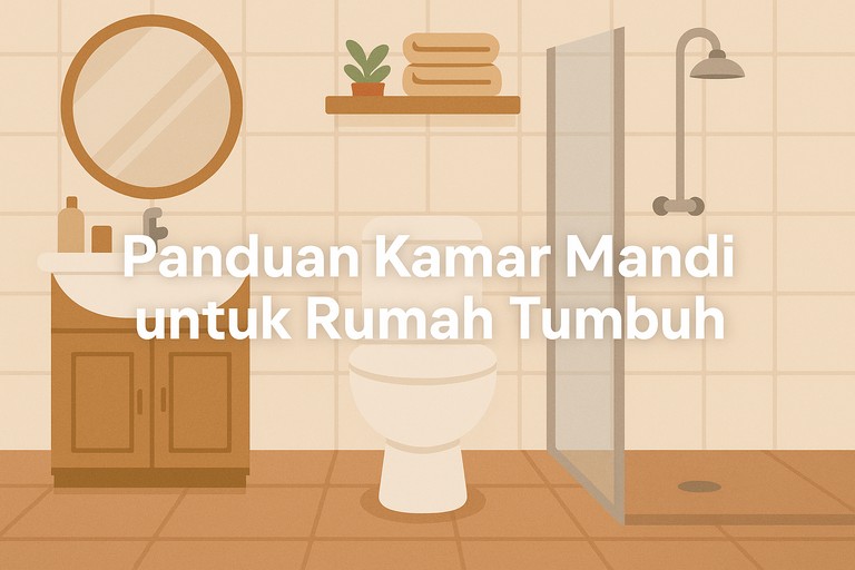 Panduan Kamar Mandi untuk Rumah Tumbuh