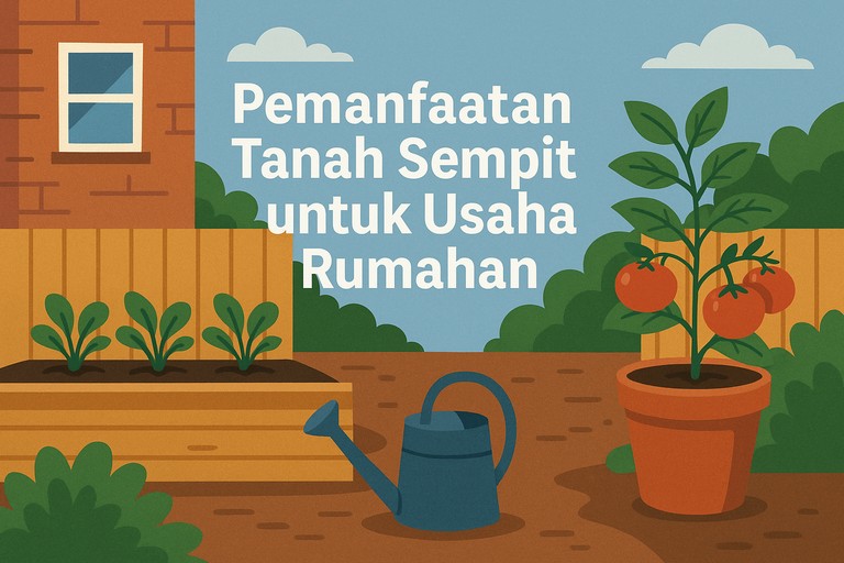 Pemanfaatan Tanah Sempit untuk Usaha Rumahan