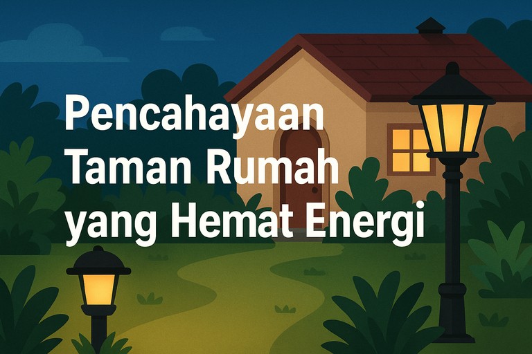 Pencahayaan Taman Rumah yang Hemat Energi