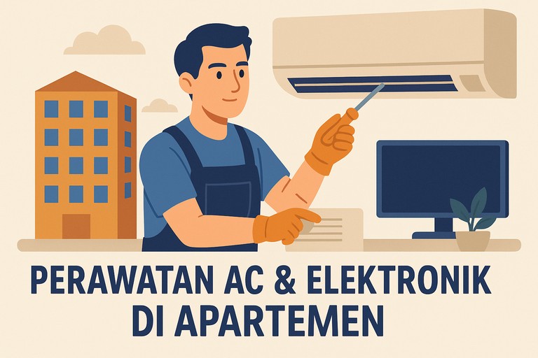 Perawatan AC & Elektronik di Apartemen