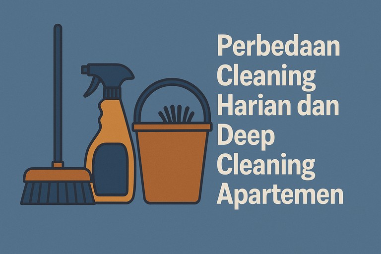 Perbedaan Cleaning Harian dan Deep Cleaning Apartemen